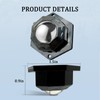 Self Adhesive Caster Wheels for Small Furniture, 360°Rotation Mini Caster