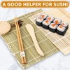 DAJAVE Complete Sushi Set, 16-Piece Starter Kit with Bamboo Mat,