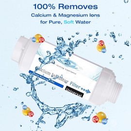 Misting System Calcium Inhibitor Filter for Patio Misters NSF certification Inline Water Soften Filter Effectively Reduce Water Spots, Prevent Nozzles Clogging For Garden Patio Mistes (1 Pcs)