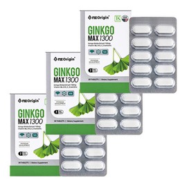Enget Origin Ginkgo Max 1300 30 tablets / 엔젯오리진 징코맥스 1300 30정 x3박스 미국직수입 은행잎추출물 비타민B C D 아연 함유