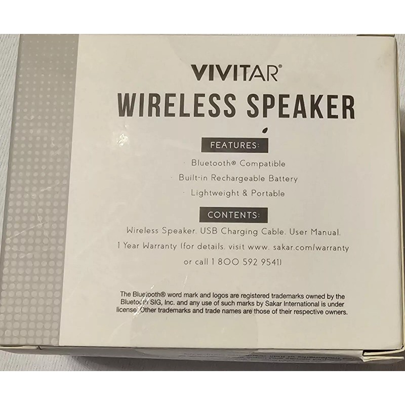 Vivitar Wireless Mini Speaker Bluetooth Vivitar Retro Portable Radio in