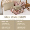 Drucon Boho Comforter Set Queen Size, 7 Pieces Bed in