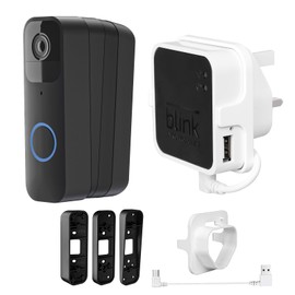 HOLACA Outlet Bracket for Blink Sync Module 2, Doorbell Mounts Compatible with Blink Doorbell, Sync Module 2 Mount + 5° & 15°Wedge & 30°Angle Doorbell Mounts for Blink Accessories