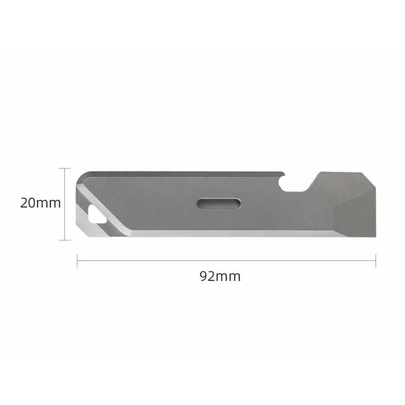UCCKEYI TC4 Titanium Keychain Pry Bar Pendant Tool Crowbar Opener
