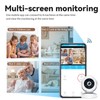 2K Indoor Security Camera, 2.4GHz Wi Fi Camera, 360° Baby