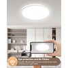 Bowfar LED Ceiling Light, 36 W Round Ceiling Light, Flat