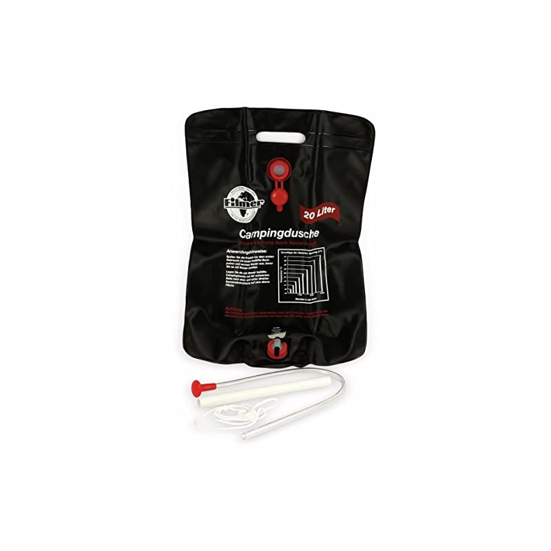 Filmer Solar shower, approx. 20 l capacity with shower stopper