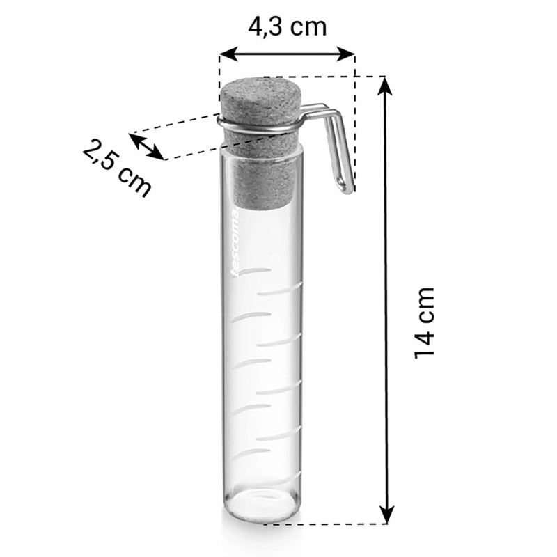 Tescoma 308817 Infusore in vetro borosilicato per tè e tisane