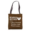 Bearded Butcher Job Profession Definition Butchery Tote Bag