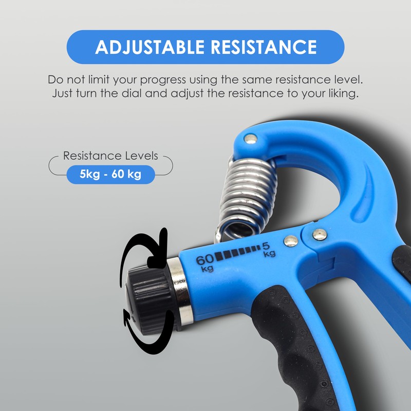 Endless EL1039 Adjustable Hand Grip Strengthener from 5 Kg to