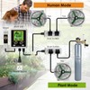 JuviPerpric CO2 Controller, Carbon Dioxide Controller Dual Outlets, Two-Plug System