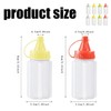 WEZCHUGHAOL Squeeze Bottles for Sauces and Condiments, 8 Pack, Mini