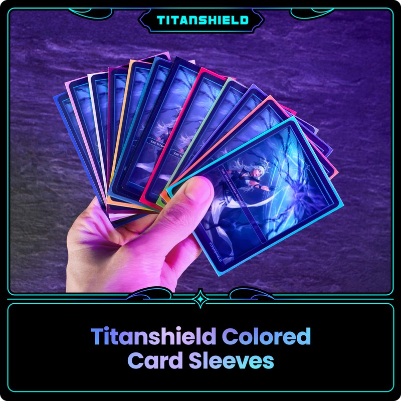 TitanShield Board Game Trading Card Sleeves Standard Size Cover Protector