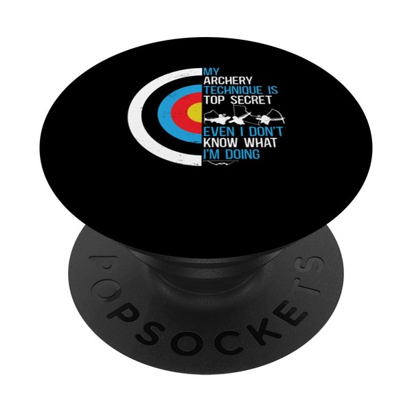 Funny My Archery Technique Archer PopSockets Standard PopGrip