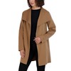 Tahari Women's Double-Faced Luxury Soft Blend Peacoat-Wrap Wool Coat with