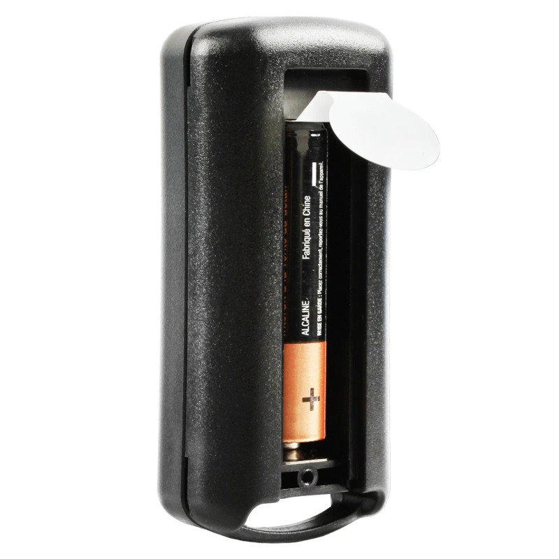 NAR Black 3-Button Garage Door Remote Opener with Flashlight for