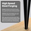 Mrosnail Tapered Reamer Set with T Handle, 3-13mm (1/8''-1/2'') &