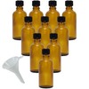 mikken 10 x brown pharmacist bottles, 50 ml, made in
