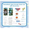 Ealingmoon 4 in 1 Basketball Hoop Arcade Game BABYSIT Basketball
