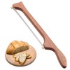 Zerymhan Bread Knife for Homemade Bread,Wooden Sourdough Bread for Slicing,Bow