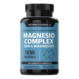 Beyond Vitamins  Magnesio Complex Citrato de Magnesio polvo, Glicinato de Magnesio, Gluconato de Magnesio y xido de Magnesio  Vitaminas Mujer  Hombre 