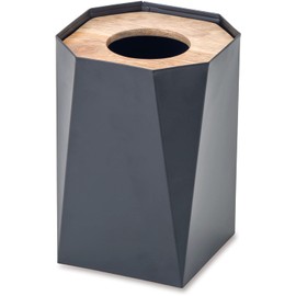 POSH LIVING 41321 Octo Black Dust Box, S