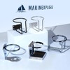 4 PCS Boat Cup Holder,Premium Wall Mounted Stainless Steel Holders
