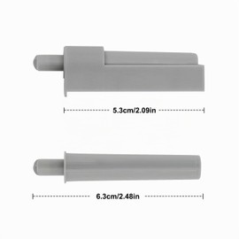 ALLY-MAGIC Cabinet Door Damper, Soft Close Retrofitting, Door Damper Against Banging Doors, Furniture Door Damper, Door Damper Cabinet for Kitchen Cupboard, Office, Cabinets, Wardrobe, Drawers E21-GMFZQ
