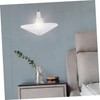 NUOBESTY Bedroom Lampshade White Table Lampshade Umbrella Shape Easy to
