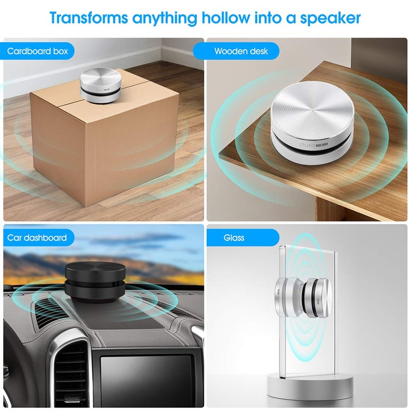 2 Pack Wirelessly BT Speaker Bone Conduction Speakers Mini Portable
