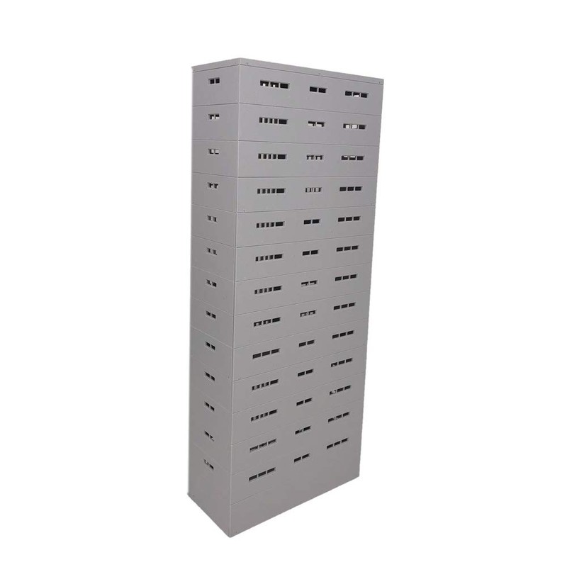 Outland Models Railroad Scenery Skyscraper Building (Curve Top) N Scale