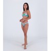 Hurley Women's Java Tropical Adjustable Bikini Top, Tide Pool, M