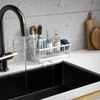 Moforoco Extra Large Kitchen Sink Caddy, Rustproof Sponge Holder for