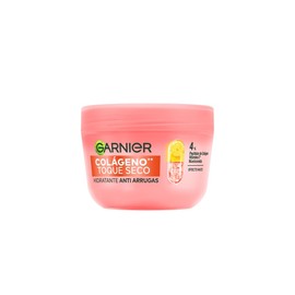 Garnier Crema Hidratante Facial Toque Seco Anti-arrugas con Colágeno, Péptidos, Vitamina C y Niacinamida, Hidrata la piel 8h Efecto Mate, Promueve Firmeza y Reducción de Líneas de Expresión, para Todo Tipo de Piel, 85g,