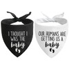 Pregnancy Announcement Dog Bandanas - Our Humans are Getting Us