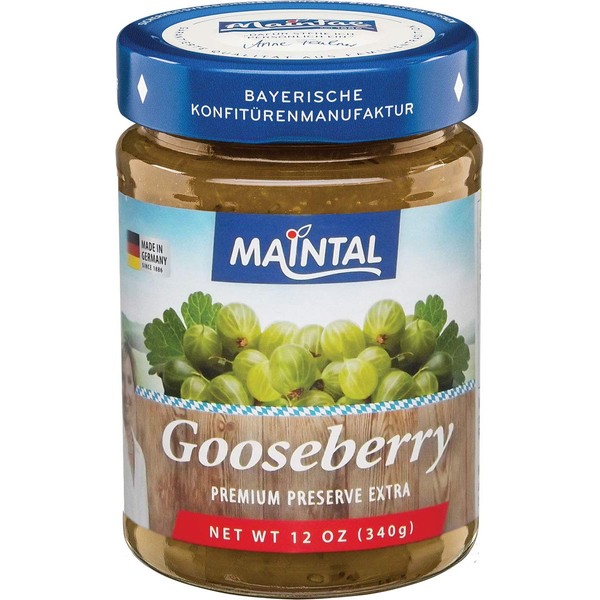 Maintal Gooseberry Premium Preserve Extra, 12 Ounce