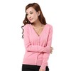 Mooncolour Womens 24 Colors Knit Outwear Autumn Cardigan Sweater, Pink,