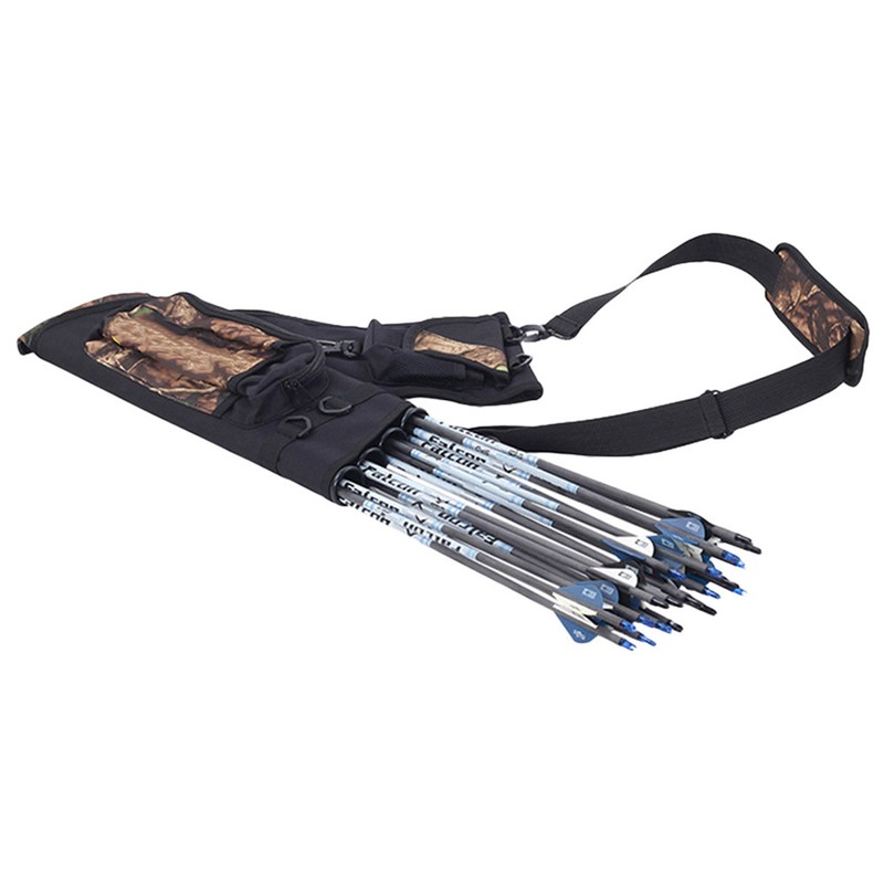 Multi Function 4Tubes Back Arrow Quiver Shoulder Hanged Target Shooting