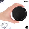 KADAX Screw Lids fi82mm Twist Off Lids Set Metal Replacement