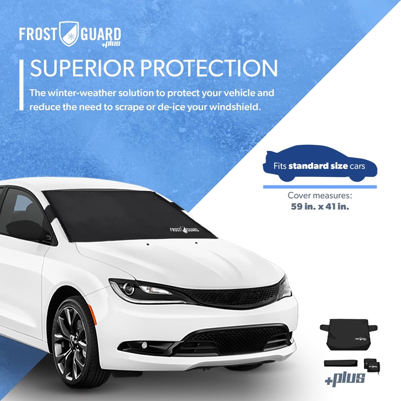 FrostGuard Plus | Winter Windshield Cover for Ice and Snow,
