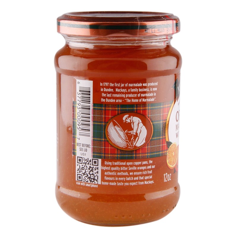 MACKAYS Orange Marmalade with Whisky, 12 Oz