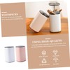 LABRIMP 2pcs Toothpick and Cotton Swab Storage Cases Stylish Automatic