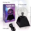 OOTSUN Plasma Ball, 4 Inch Plasma Globe Nebula Thunder Lightning,