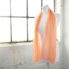 Basic Sense Plain Chiffon Soft Sheer Scarf, Peach