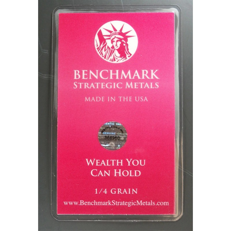 BENCHMARK GOLD TIMES SIX! .999 FINE 24k BULLION HALF DOZEN