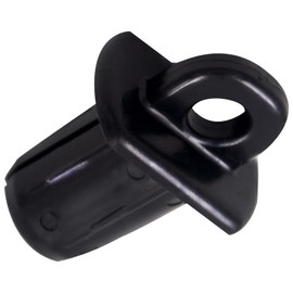 Universal Replacement of Exterior Sun Shades Outdoor/Indoor Roller up Blinds (5-Pack end Cap, Black)