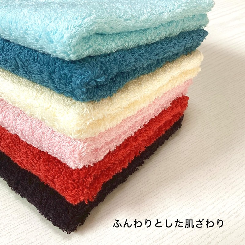 Keisuu Kurumin Towel Handkerchief, Embroidery, Dog, Light Blue, 9.8 x