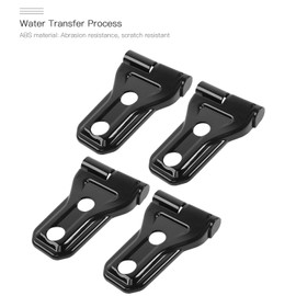 CheroCar JL JT Door Hinge Covers Protector Decoration Kits Fits for 2018-2020 Jeep Wrangler JL JLU, for 2020 Jeep Gladiator JT, Black
