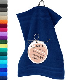 Lashuma Guest Towel Navy London Small Hand Towel 30 x 50 cm Blue