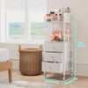 HapiRm Rolling Makeup Cart Organizer - Floor Skincare Make Up